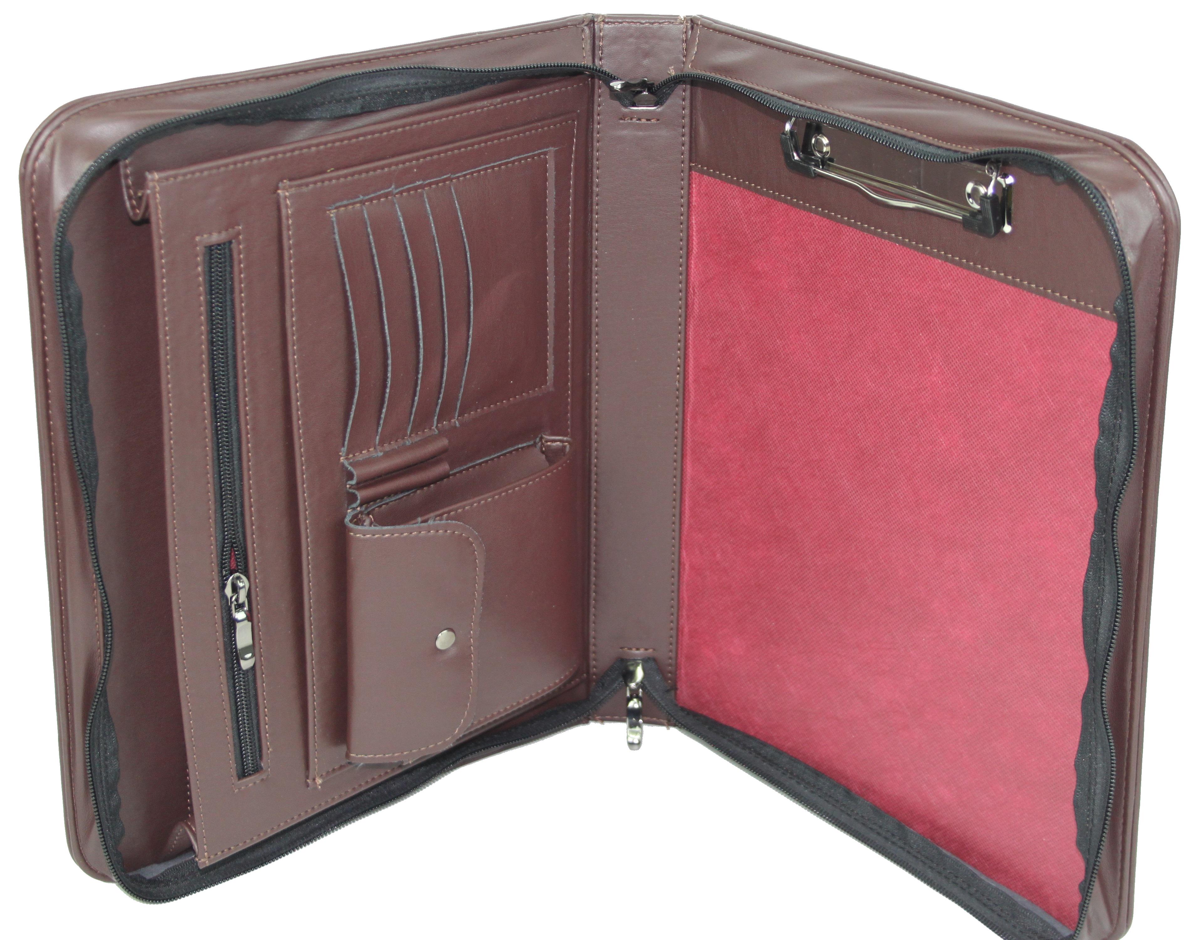 Папка деловая Portfolio из искусственной кожи А4 Коричневый (Port1009 brown)