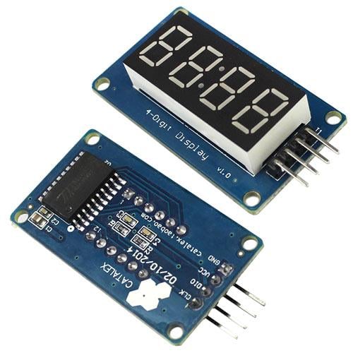 Індикатор під годинник Arduino TM1637 на драйвері 4-розрядний 7-сегментний (381) - фото 2