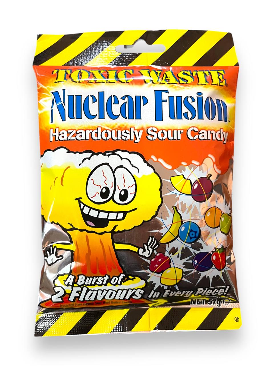 Леденцы кислые Toxic Waste Hazardously Sour candy Nuclear Fusion 57 г (00000006290)