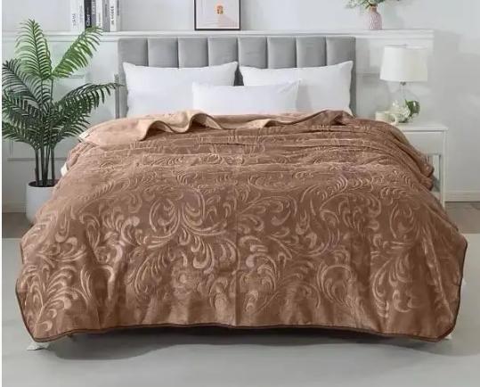 Плед акриловый 220x240 см Бежевый (Д-al-akr-001-012) Плед акриловый 220x240 см Бежевый (Д-al-akr-001-012)