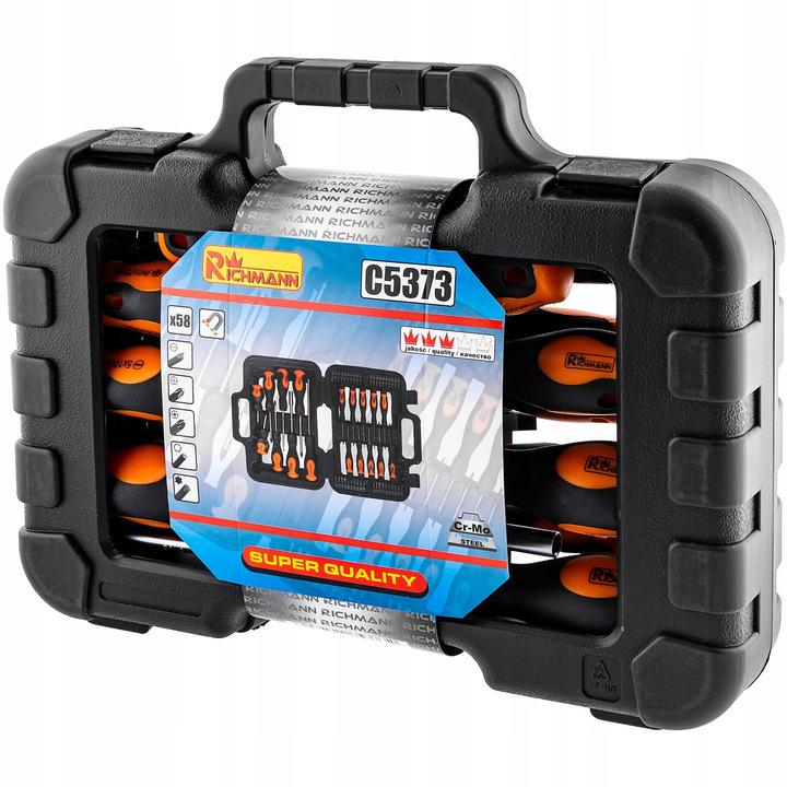 Набор отверток и бит Richmann 58 пр. (C5373) - фото 2 Набор отверток и бит Richmann 58 пр. (C5373) - фото 2