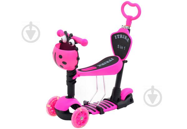 Самокат JR 3-026-C Pink (SK00260)