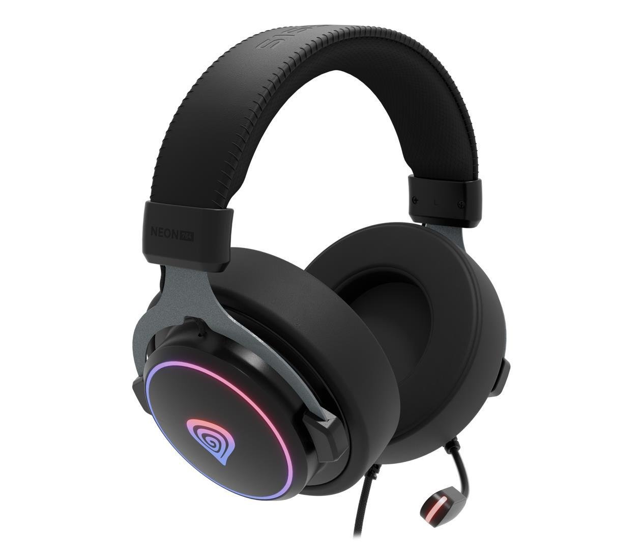 Навушники з мікрофоном Genesis Neon 764 Black