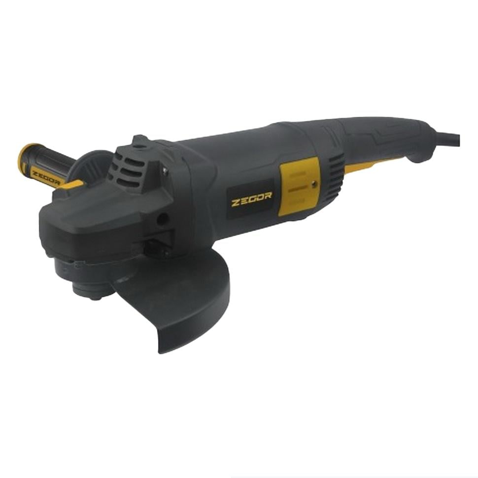 Болгарка професійна Zegor GCL230-2400P мережева із захистом від повторного включення та плавним пуском 2400 Вт