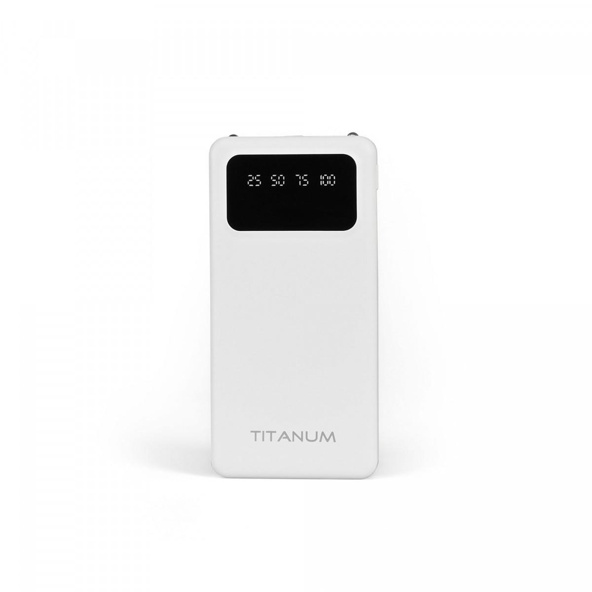 Павербанк TITANUM TPB-OL21 10000 mAh White (2385235485) - фото 4