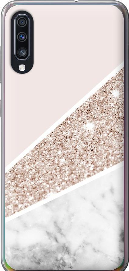 Чехол на Samsung Galaxy A70 2019 A705F Пастельный мрамор (4342u-1675-42517)