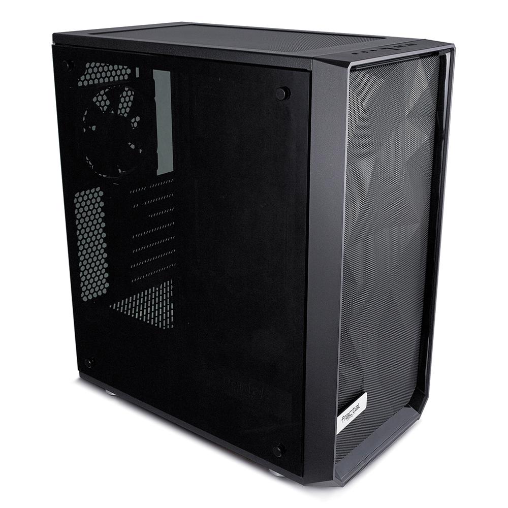 Корпус для пк Fractal Design Meshify C Blackout TG Light без блока питания (558009) - фото 1