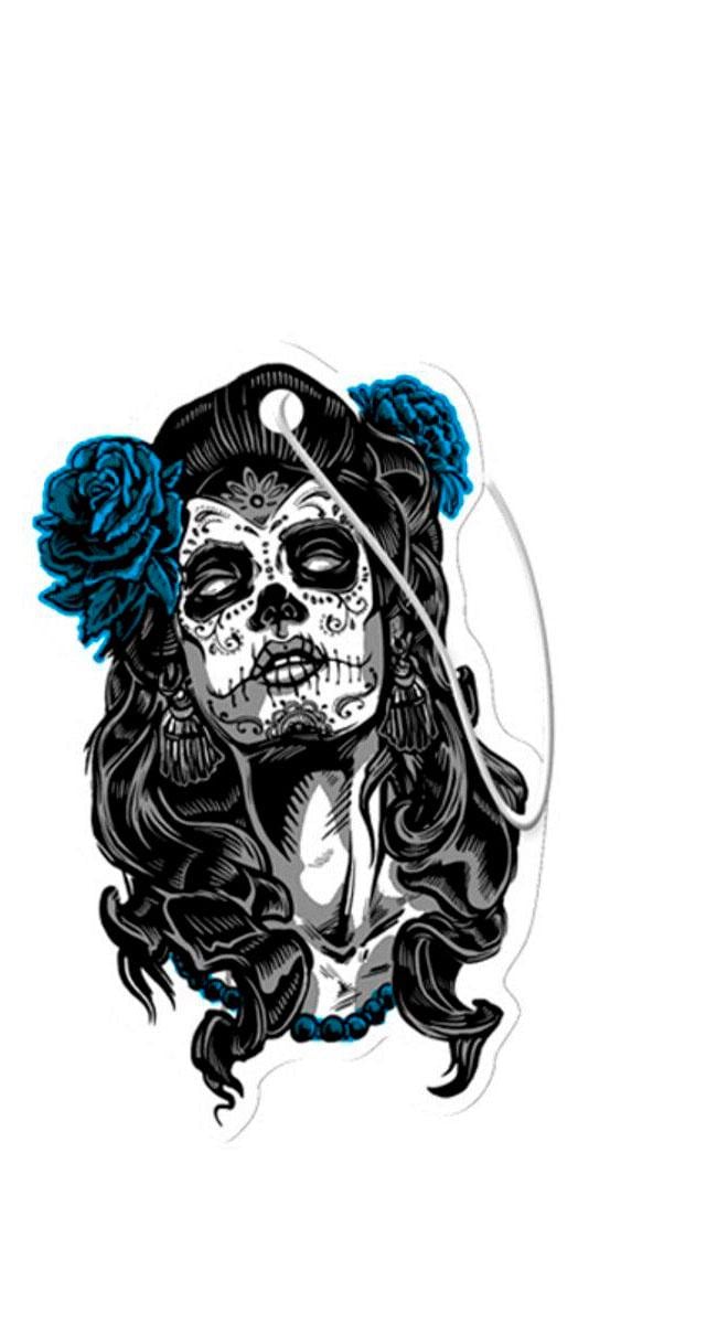 Ароматизатор Aroma Car Cellulose Dia De Los Muertos Blue Diamond Girl (2360) Ароматизатор Aroma Car Cellulose Dia De Los Muertos Blue Diamond Girl (2360)