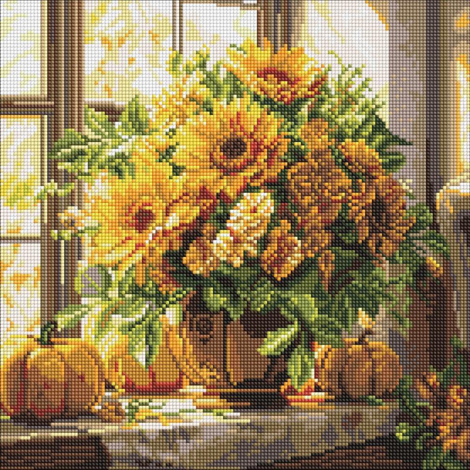 Алмазная мозаика Ideyka Там солнце 40x40 см (AMO8343)
