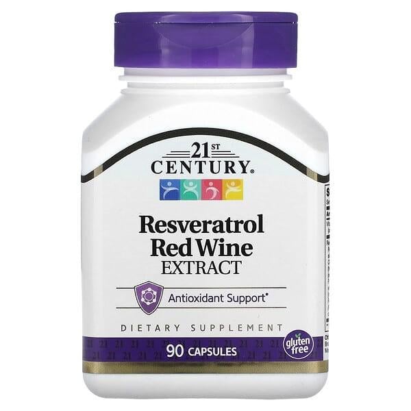 ᐉ Ресвератрол 21st Century Resveratrol Red Wine Extract 90 кап. (1208 ...