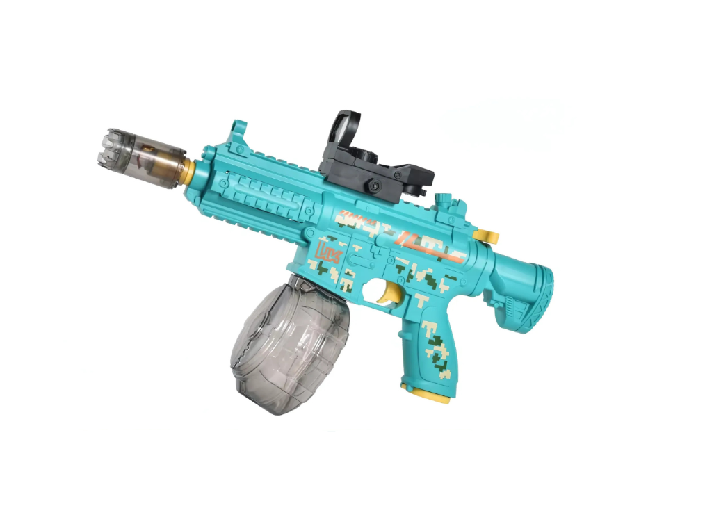 Детский водяной автомат M416 на аккумуляторе с подсветкой Зеленый (2573330292)