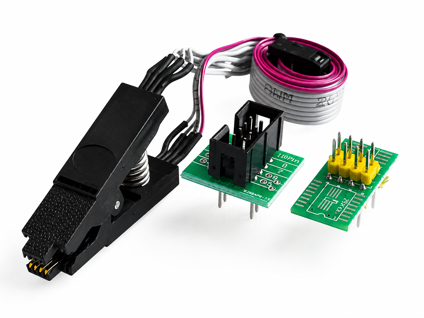 Адаптер затиск для USB програматора та 2 адаптери SOIC8 SOP8 (1002-161-00)