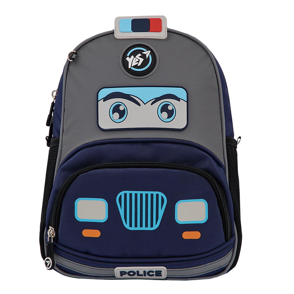 Рюкзак детский YES Полиция K-34 (550026) - фото 6 Рюкзак детский YES Полиция K-34 (550026) - фото 6