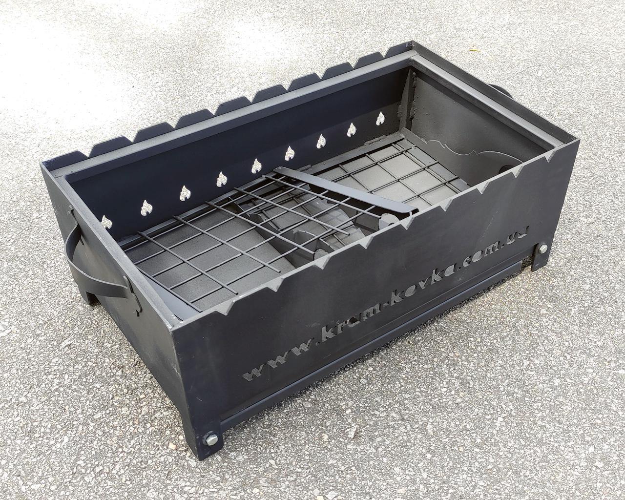 Мангал Kram-kovka зі складними ніжками Роммі та боковушками 3 мм - фото 6 Мангал Kram-kovka зі складними ніжками Роммі та боковушками 3 мм - фото 6