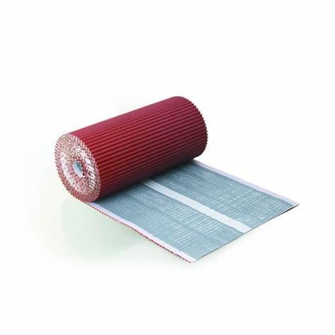 Лента для обработки примыкания Керамакс алюминиевая 170х5000 мм Красный (1890)