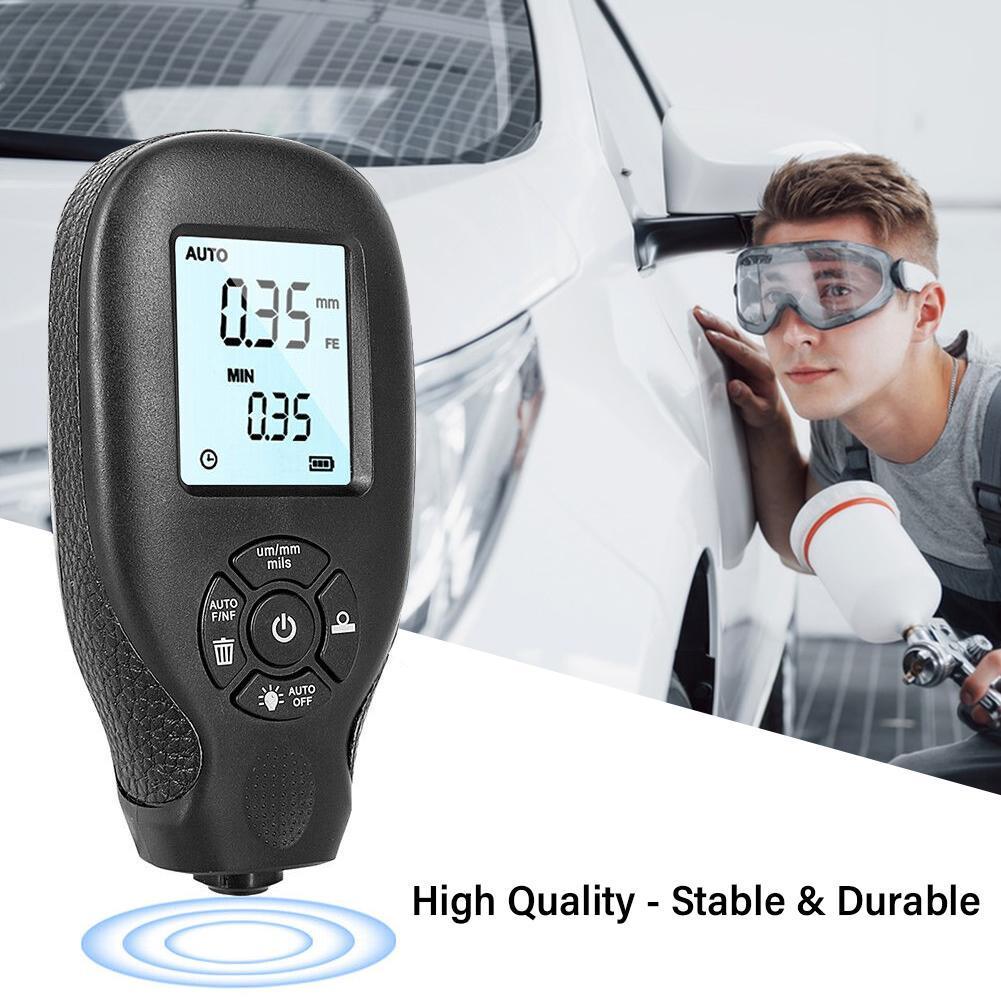 Товщиномір фарби цифровий 0-2000 мкм Fe Nfe Чорний (НР051219) - фото 9 Товщиномір фарби цифровий 0-2000 мкм Fe Nfe Чорний (НР051219) - фото 9