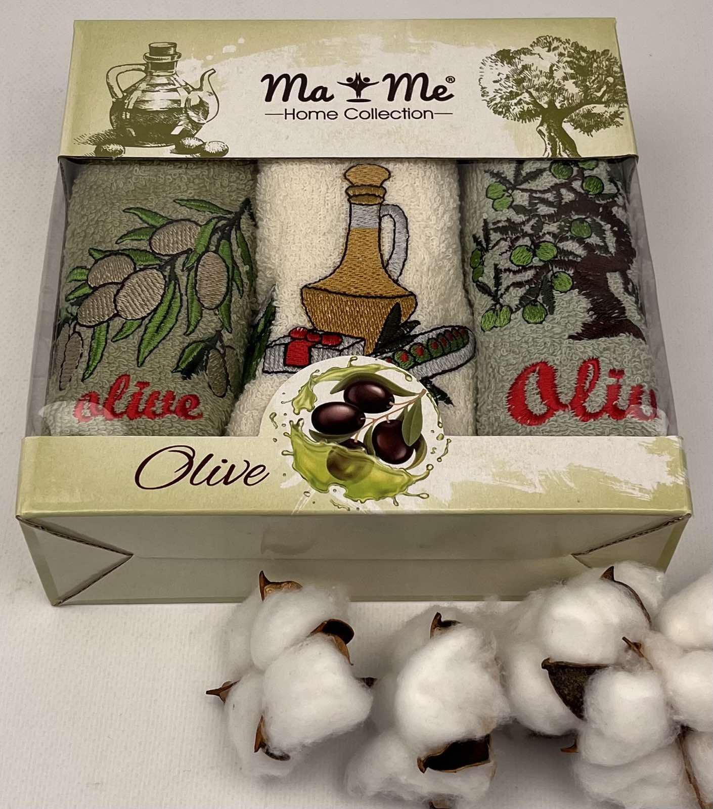 Набор кухонных полотенец Ma Me Olive Set 30x50 см 3 шт. (CN24844)