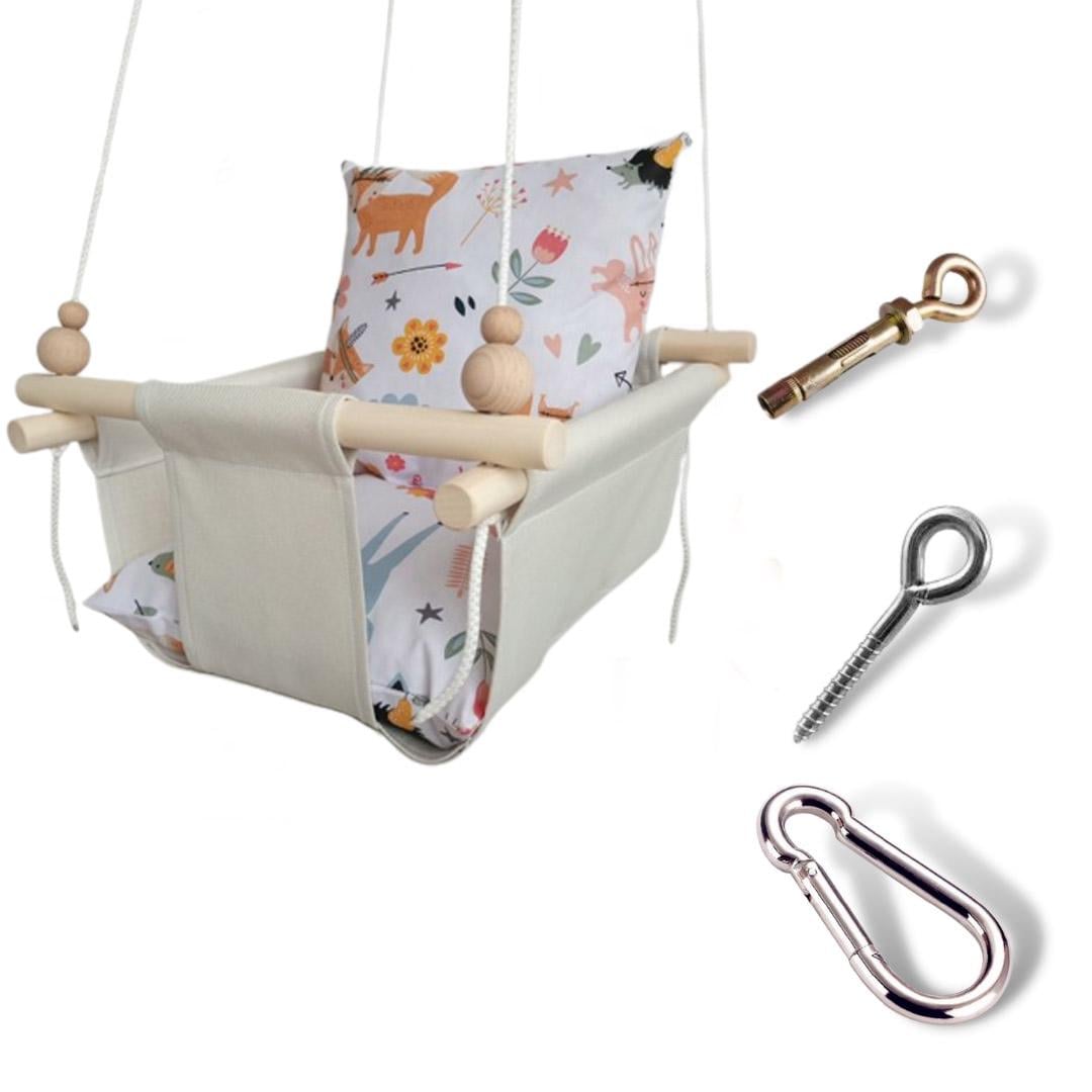 Дитяча гойдалка Infancy Індіанці Молочний (9672088)