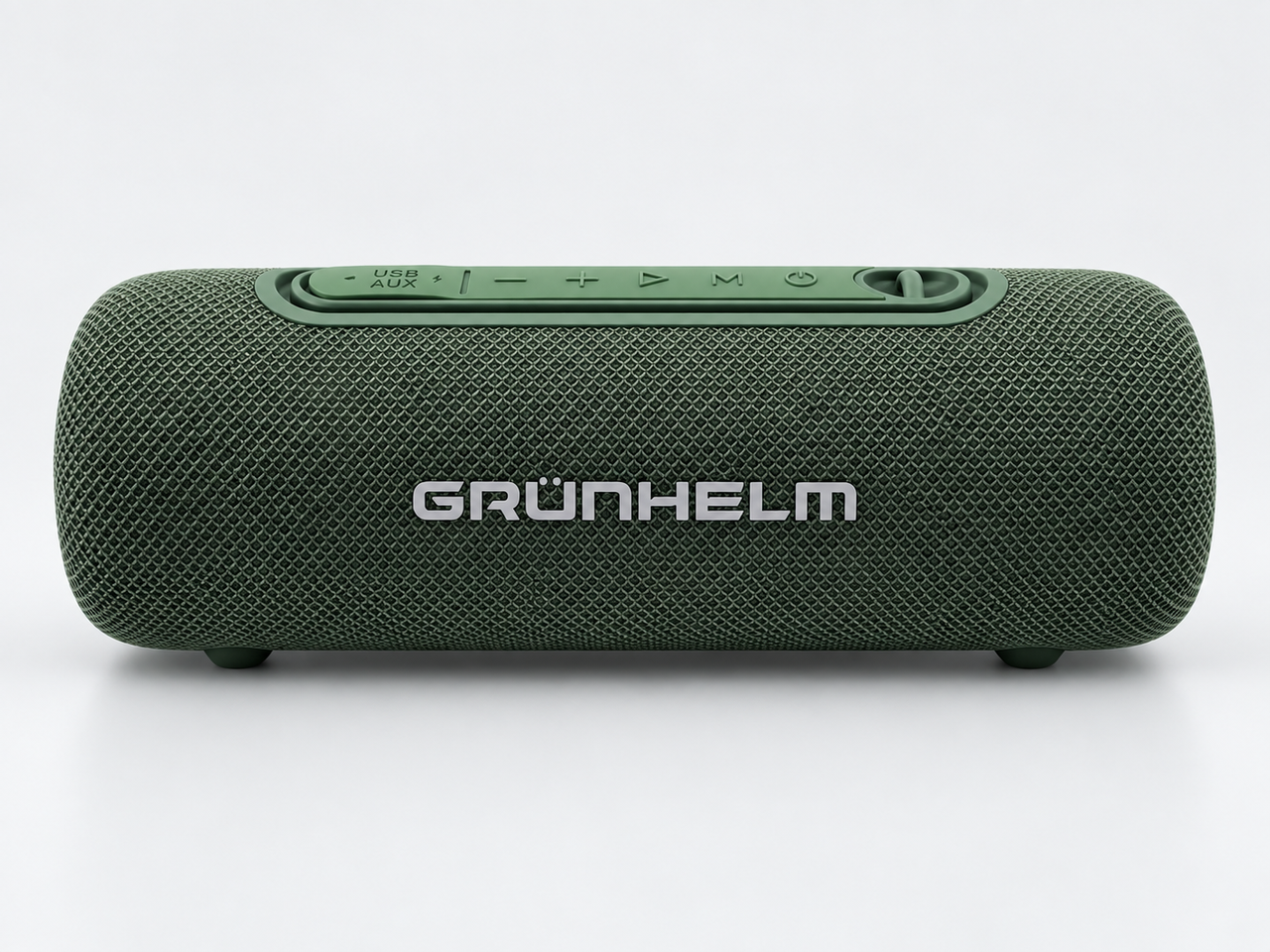 Портативна колонка Grunhelm GW-01GRN з акумулятором IPX5 2000 mAh Зелений (38311481)