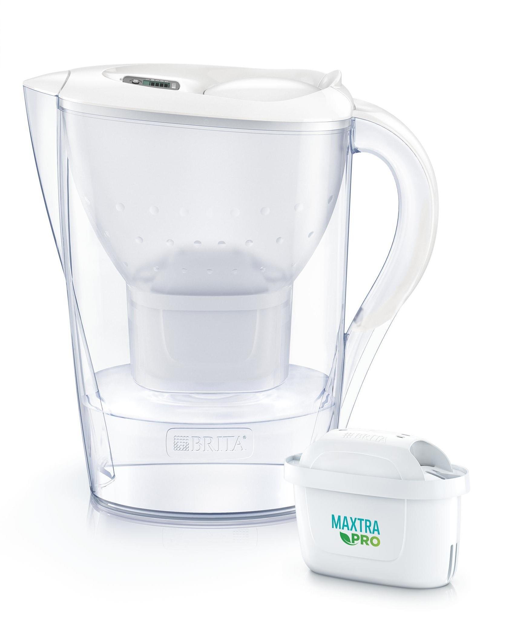 Фильтр для питьевой воды-кувшин BRITA 1052791 Marella Memo MXPro и 3 картриджа 2,4 л Белый