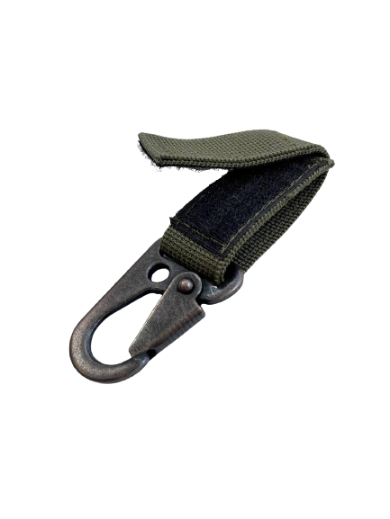 Карабин с петлей Molle металл Олива