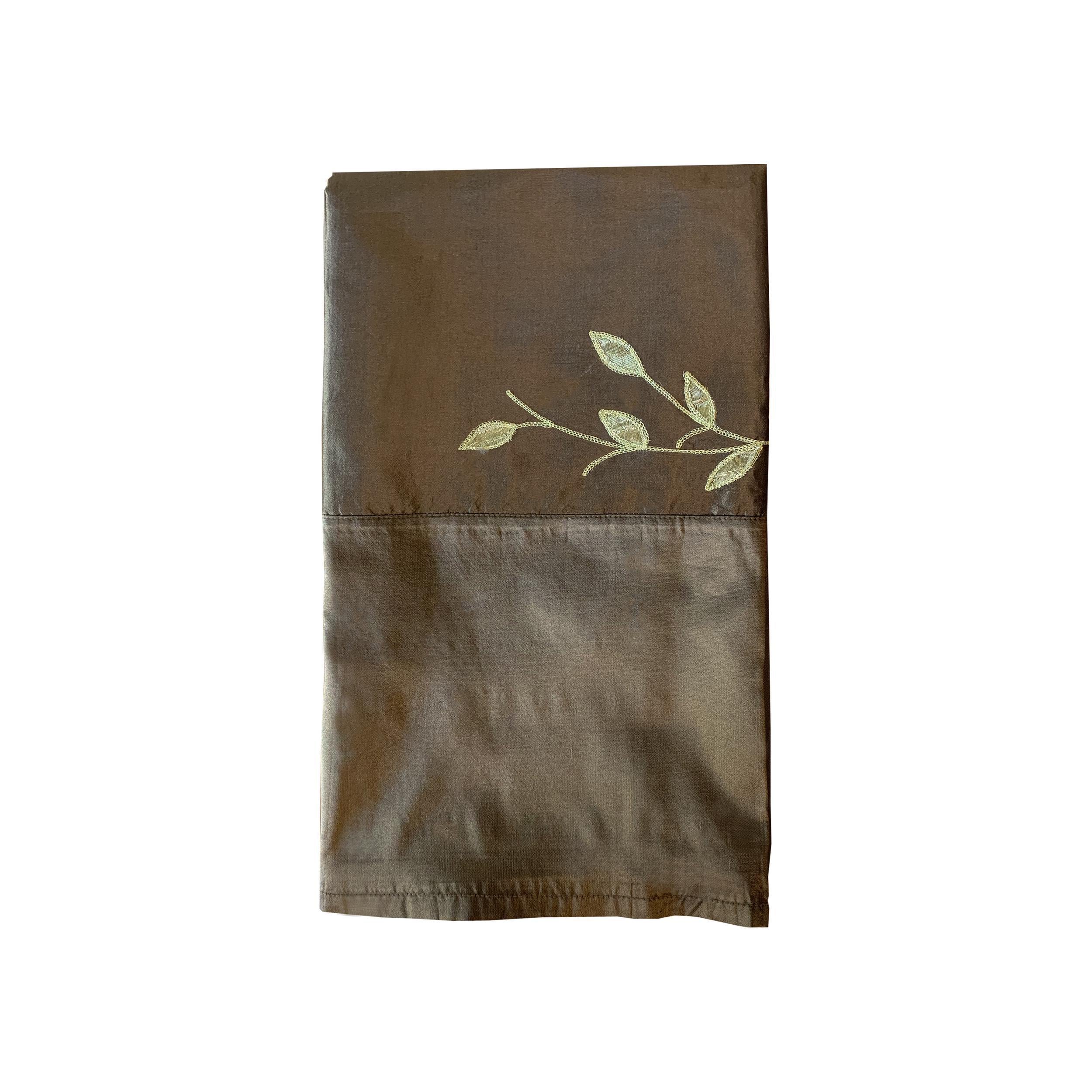 Скатертина декоративна Silk Route 150x280 см Коричневий (SK-860)