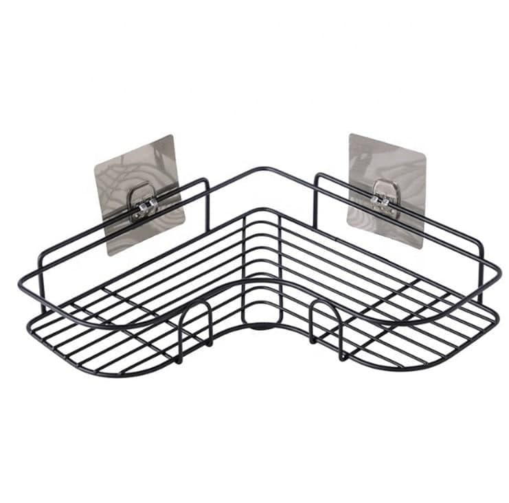 Полиця для ванної кутова Metal Bath Holder металева до 13 кг 36 см (81d1d365)