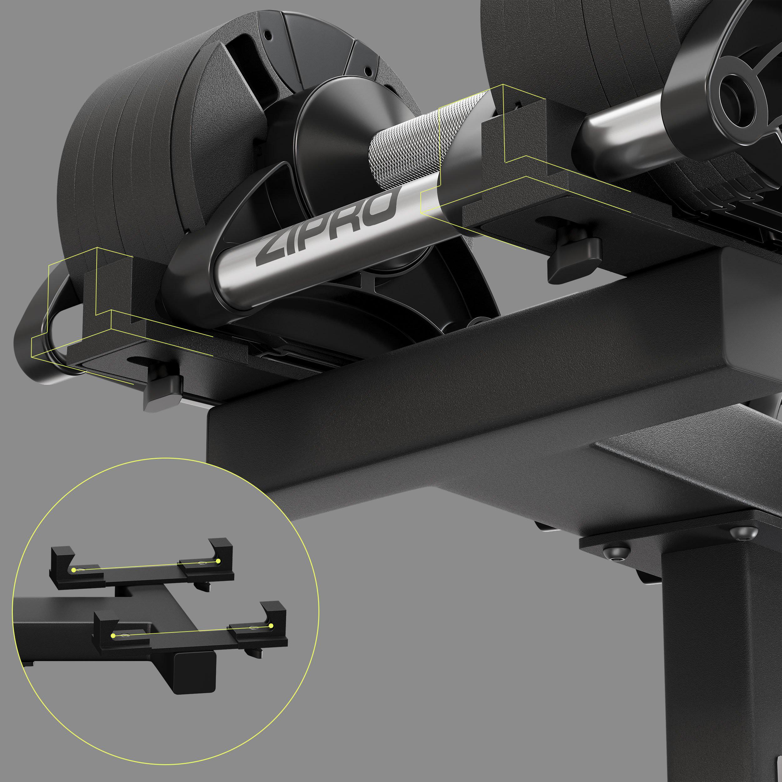 Стойка Zipro для круглых регулируемых гантелей (441104) - фото 3 Стойка Zipro для круглых регулируемых гантелей (441104) - фото 3