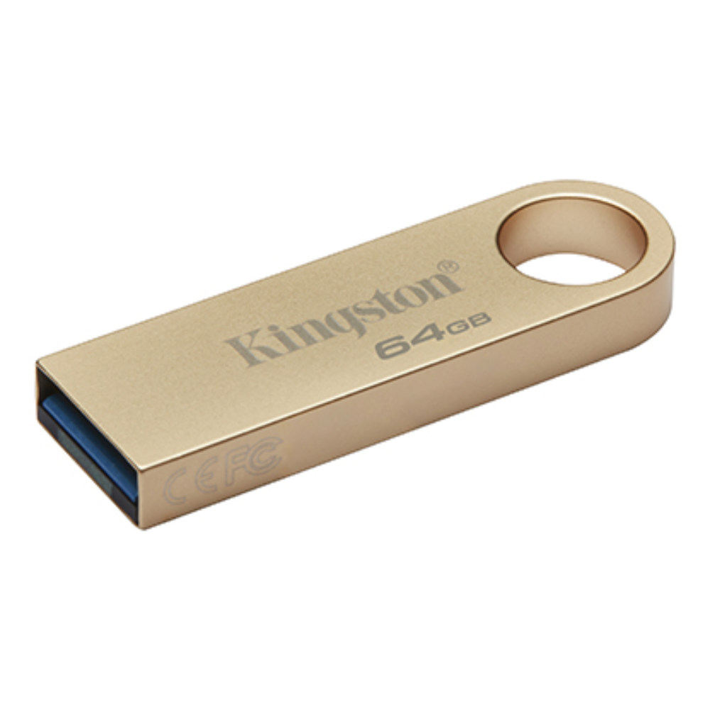 Флеш-пам'ять USB Kingston DataTraveller SE9 G3 64 ГБ Золотистий (DTSE9G3/64GB) - фото 2