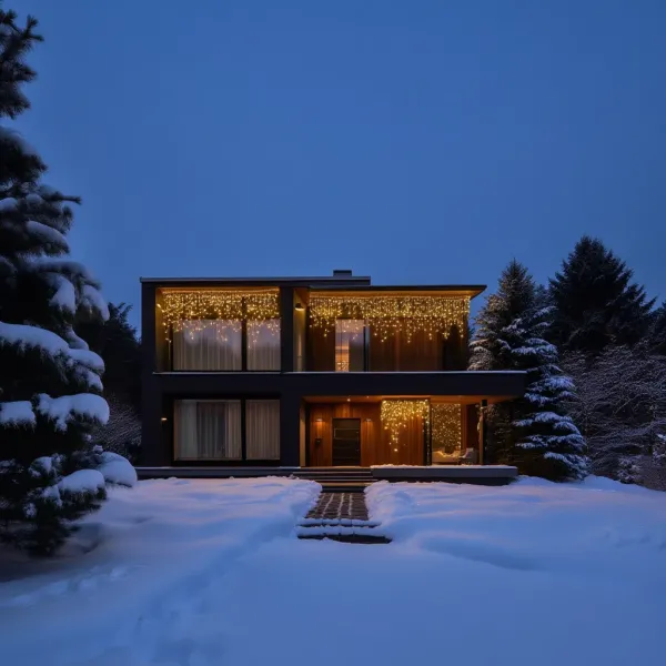 Гірлянда вулична Бахрома 335 LED від мережі 20 м Теплий білий (21-107-20MWY) - фото 1 Гірлянда вулична Бахрома 335 LED від мережі 20 м Теплий білий (21-107-20MWY) - фото 1