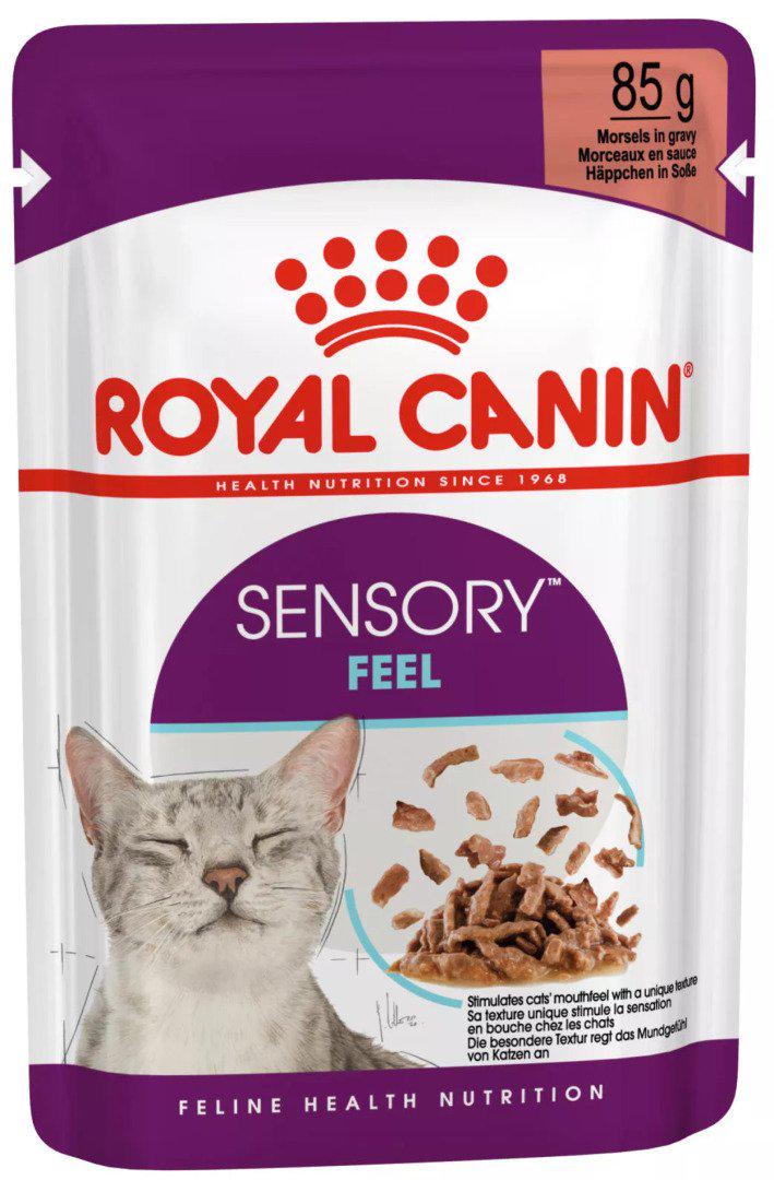 Корм вологий для котів Royal Canin Sensory Feel Morsels In Gravy 85 г (9003579018941)