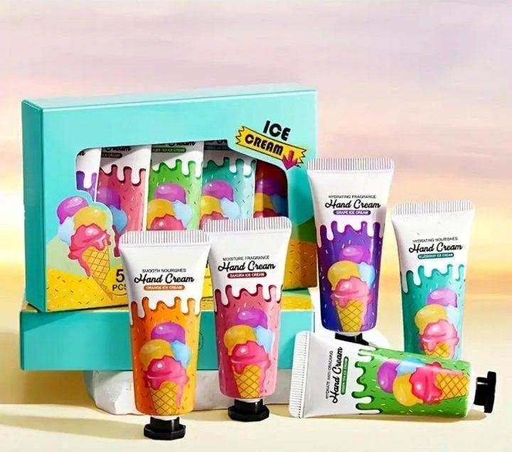 Подарунковий набір зволожуючих кремів для рук 5 шт. по 20 г (4031) - фото 2 Подарунковий набір зволожуючих кремів для рук 5 шт. по 20 г (4031) - фото 2