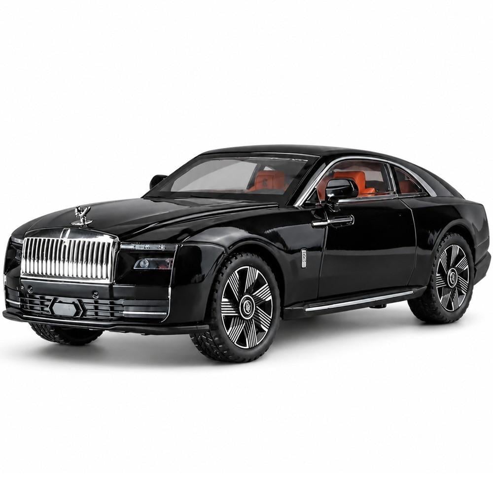 Игрушка Rolls-Royce Spectre металлическая ретро модель 1:24 инерционная со светом/звуком/открывается дверь 21,5 см (34844051)
