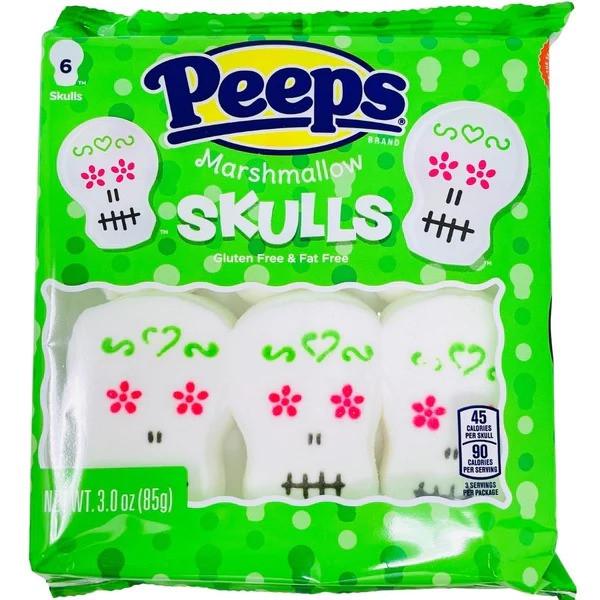 Зефирки маршмелоу Peeps Marshmallow Skulls 85 г (1910658154)