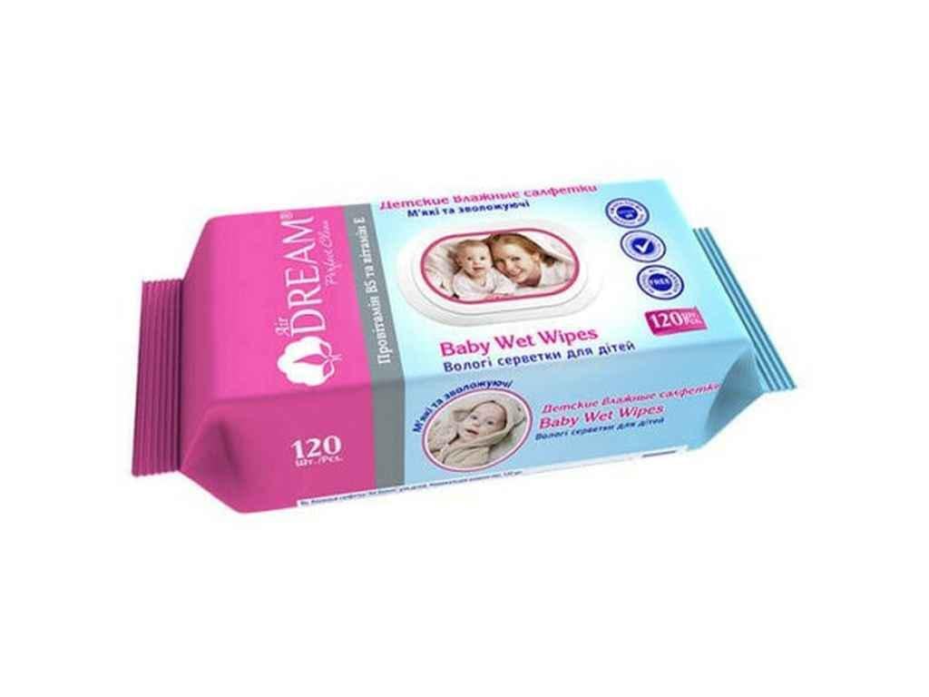 Вологі серветки Аir Dream клапан 120 шт. (1014588)