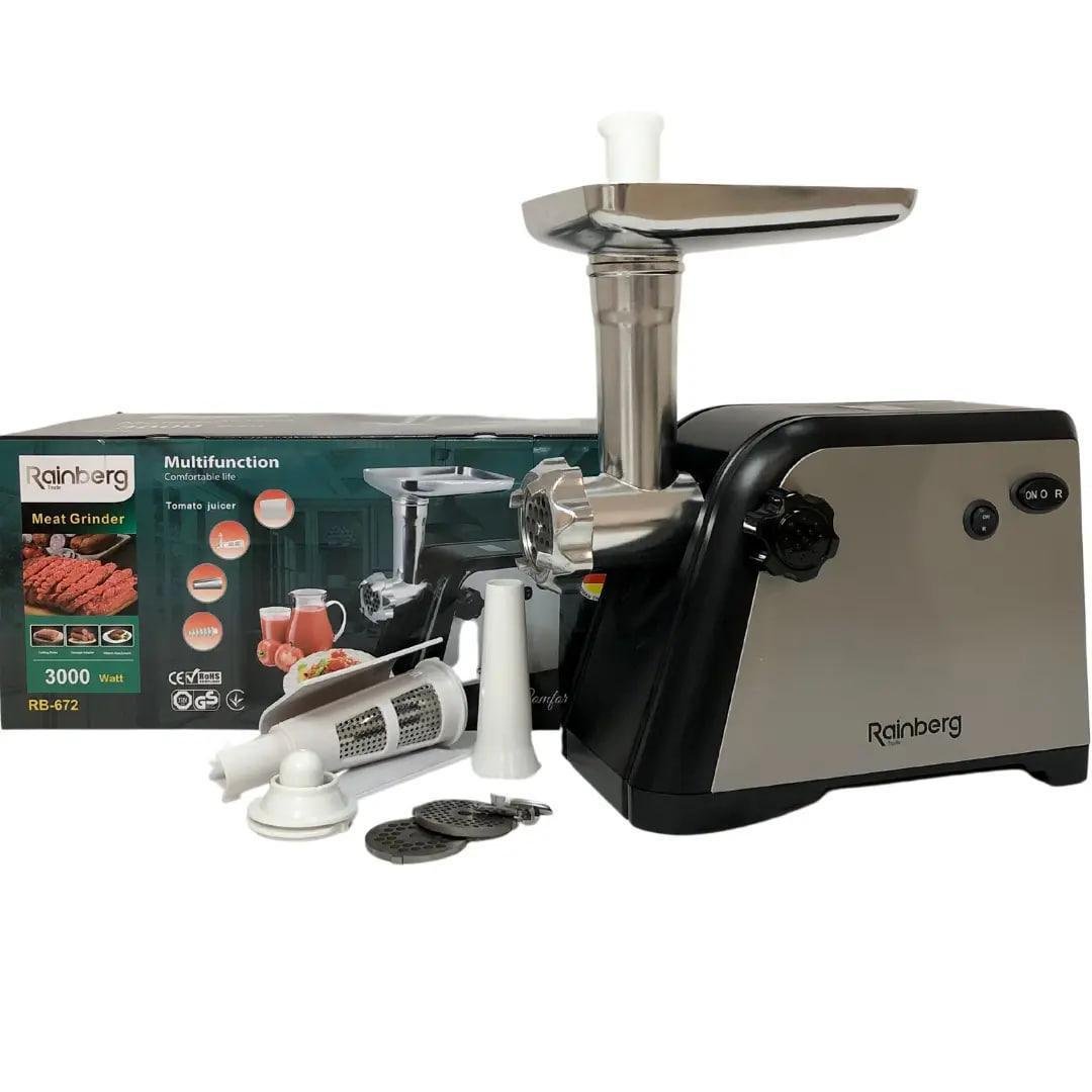 М'ясорубка електрична для томатного соку Rainberg RB-672 3000W (2588139806)