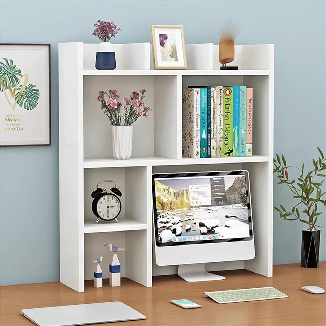 Полка-надстройка настольная из дерева Дейлин зефир (АКД-023120)