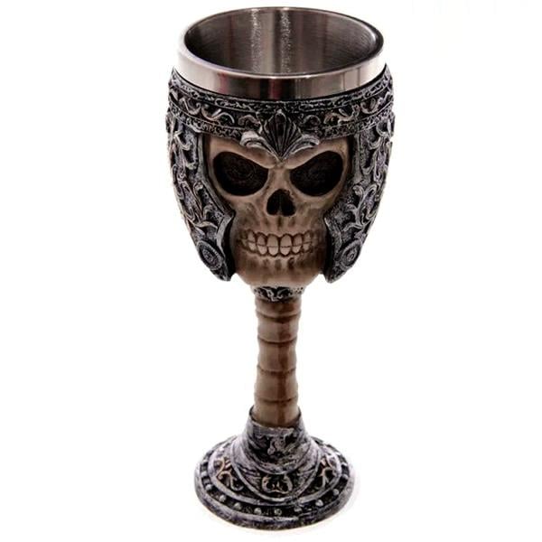 Келих Viking Skull смола/полістоун/нежавіюча сталь 150 мл (36444) Келих Viking Skull смола/полістоун/нежавіюча сталь 150 мл (36444)