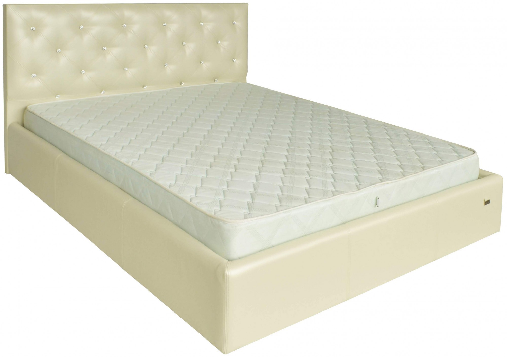Кровать с подъемным механизмом Bristol Comfort Мадрас Перламутр 3 White С1 С1 120х190 см Белый Кровать с подъемным механизмом Bristol Comfort Мадрас Перламутр 3 White С1 С1 120х190 см Белый