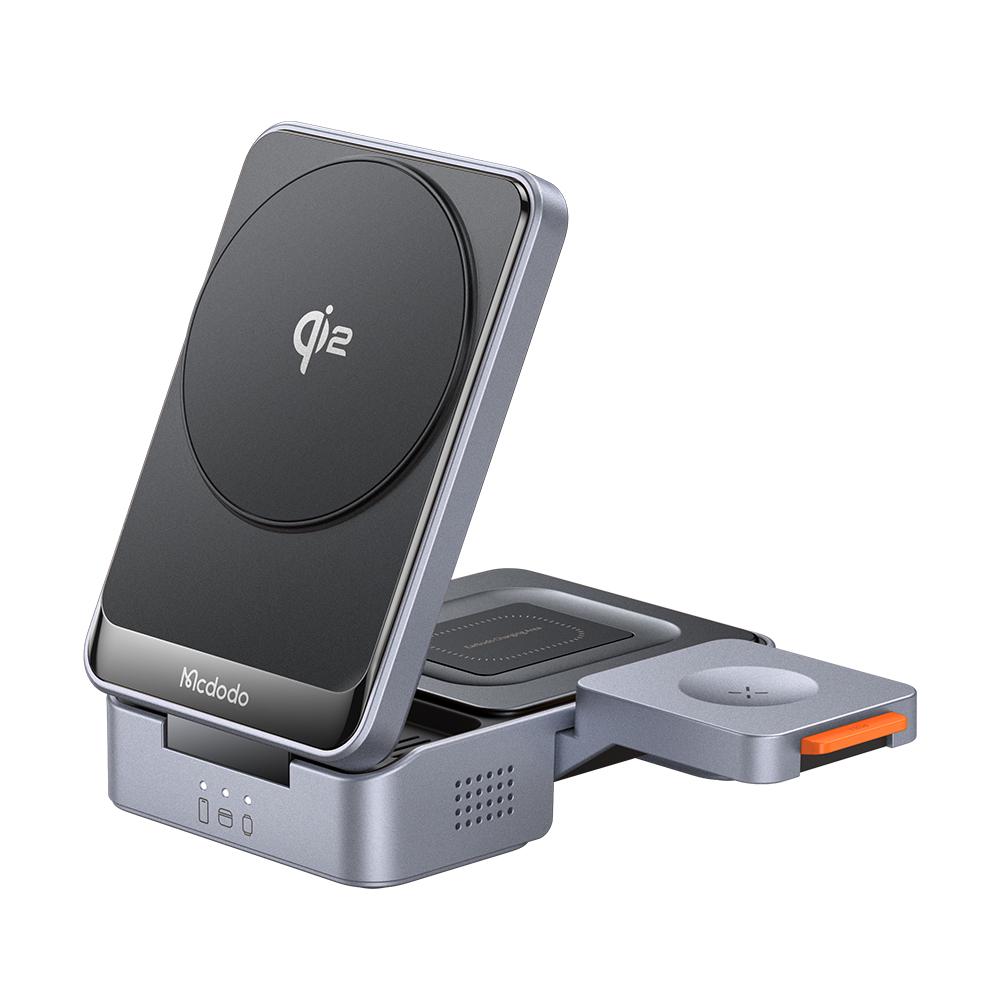 Зарядное устройство беспроводное Mcdodo Qi2 3в1 CH-5192 для мобильного телефона/часов и наушников
