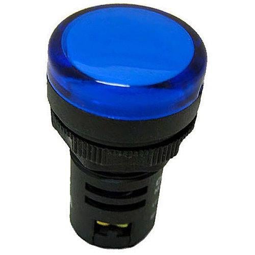 Лампа сигнальна CHINT ND16-22D/2 22 мм LED 230 V АC/DC Синій (593074)