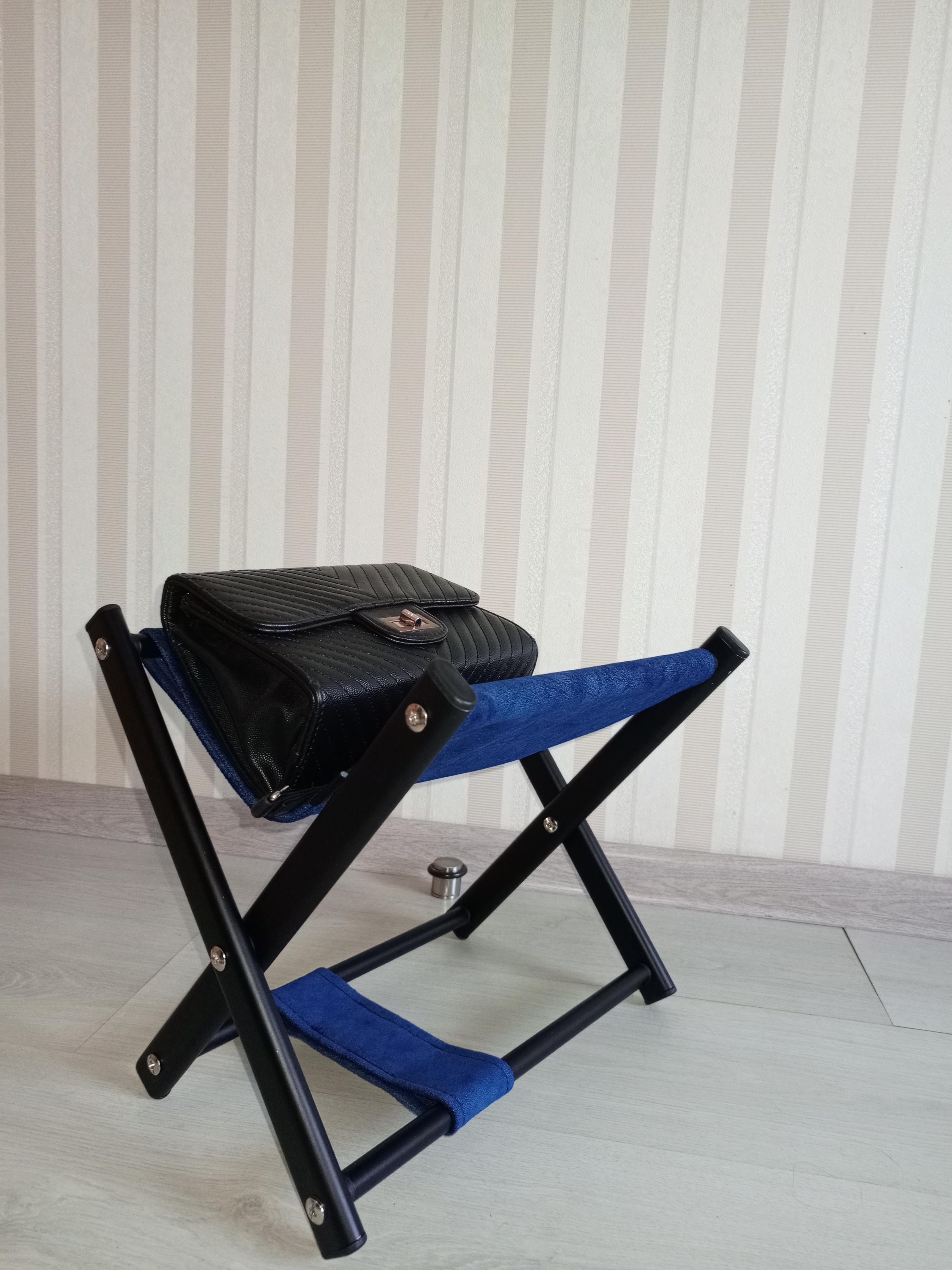 Підставка для сумки висота 31 см Синій/Чорний - фото 3 Підставка для сумки висота 31 см Синій/Чорний - фото 3