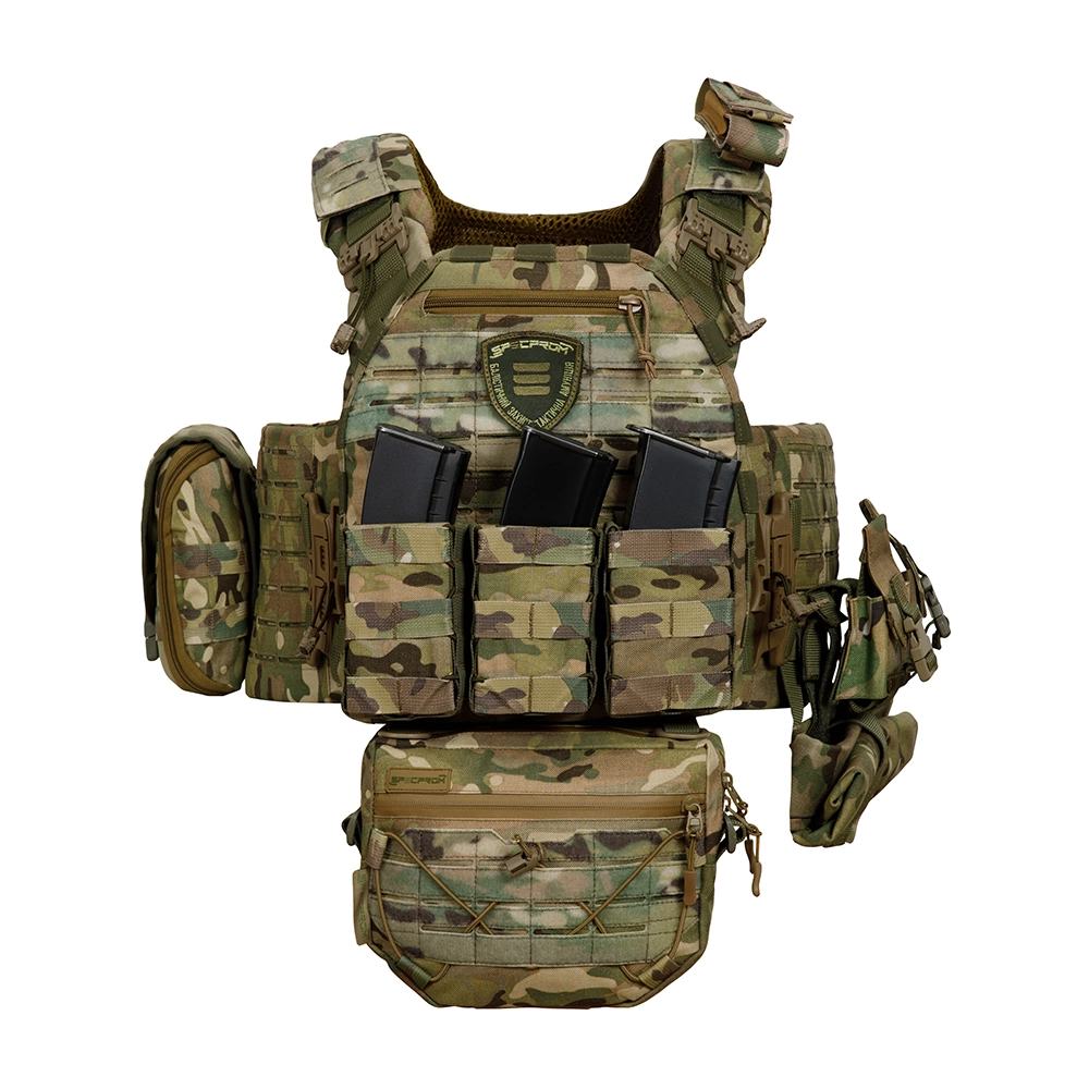 Плитоноска SPECPROM WARMOR Gen5 V2 з повним комплектом підсумків Мультикам - фото 2