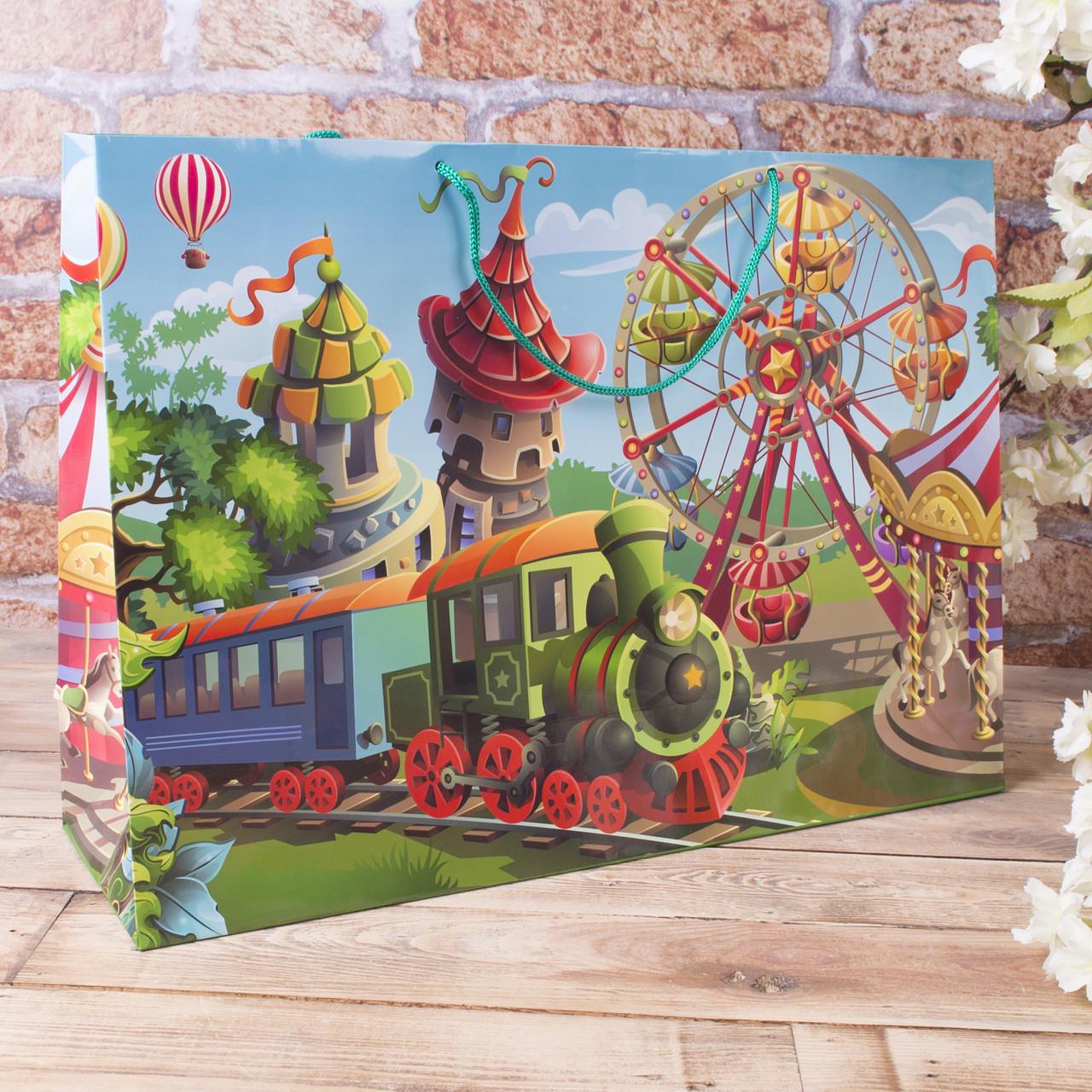 Пакет W7-23 Паровозик 35х50х15 см (4688-W7-23)