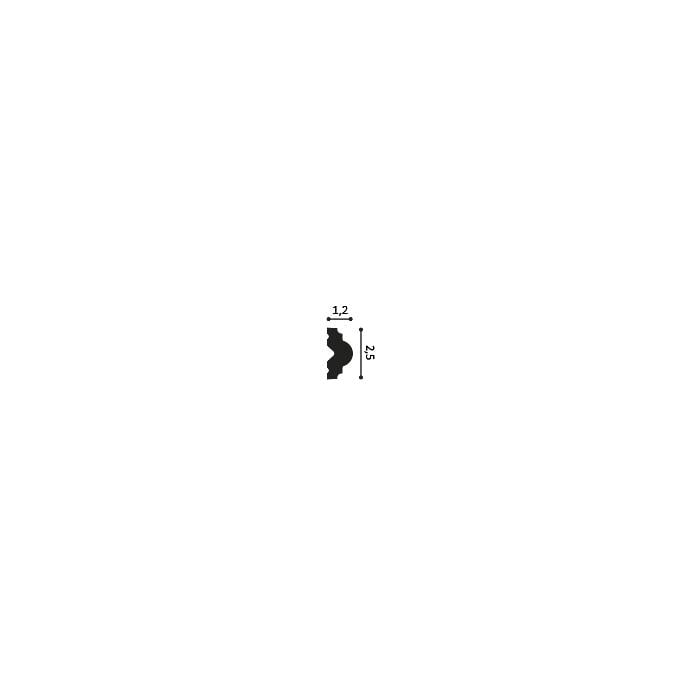 ᐉ Молдинг гладкий Orac Decor PX103 25x15 мм 2000 мм (12368323) • Краща ...