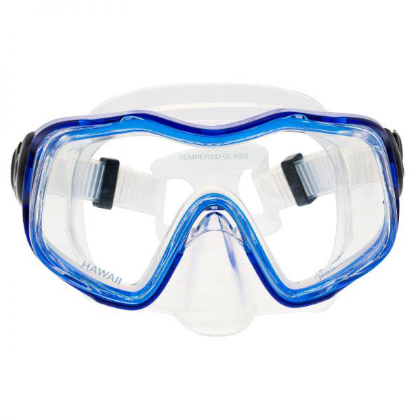 Маска для дайвинга и снорклинга Marlin Hawaii Blue/Trans