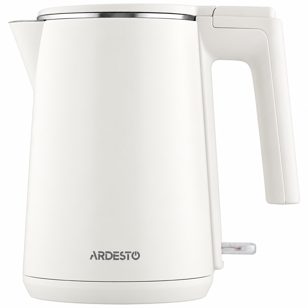 Электрочайник Ardesto EKL-F1BG 1500 Вт двойные стенки 1 л Бежевый (ML-07123)