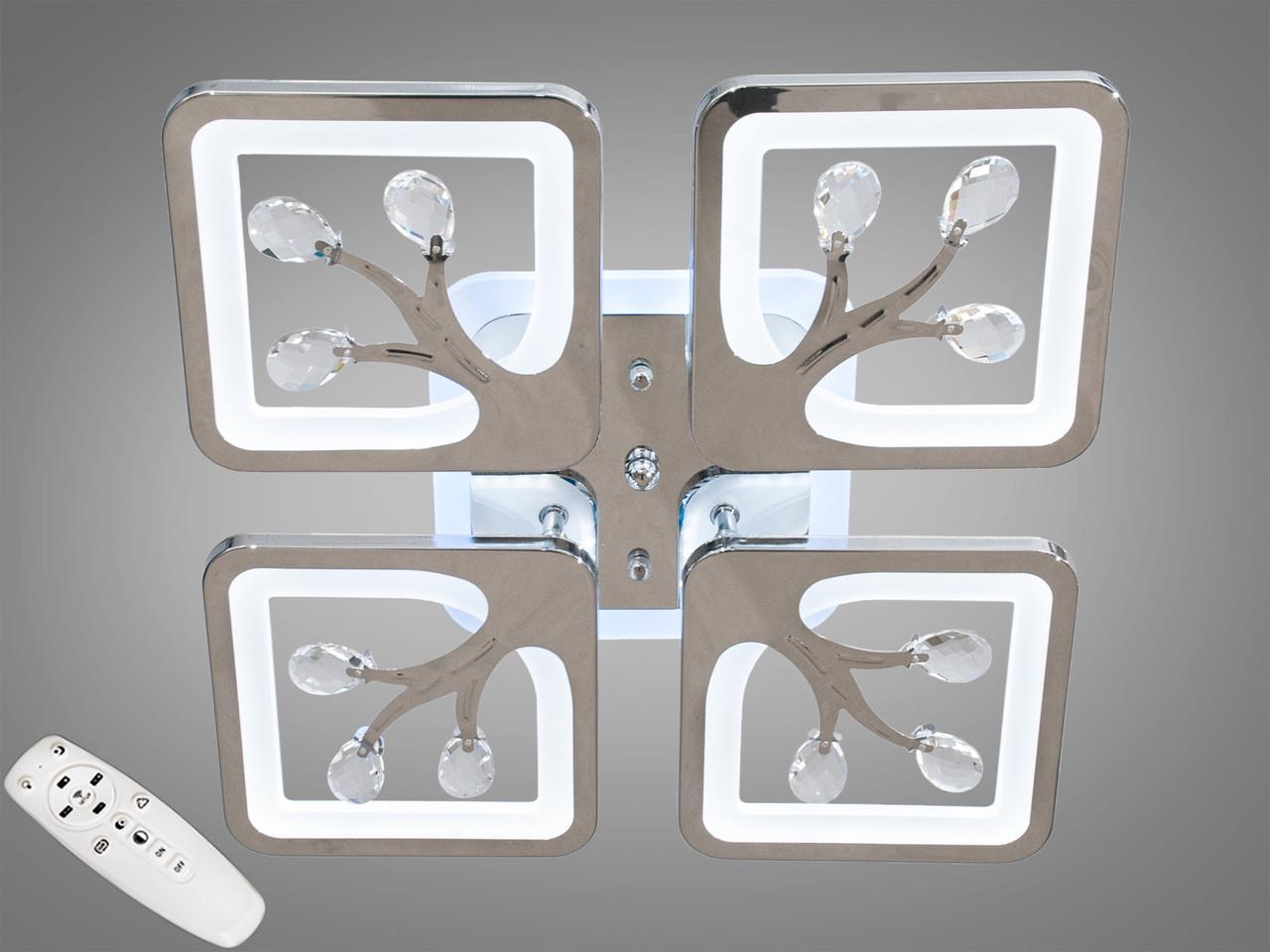 Люстра потолочная с димером LED S8157/4HR 3col dim (2437599833)