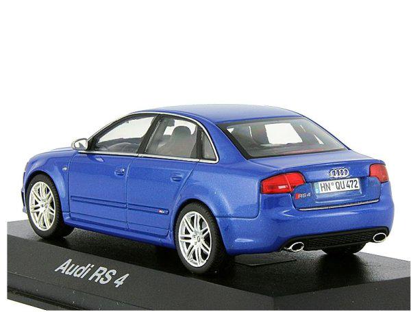 Модель автомобиля Minichamps 1:43 Audi RS 4 8E Blue (943014603) - фото 3