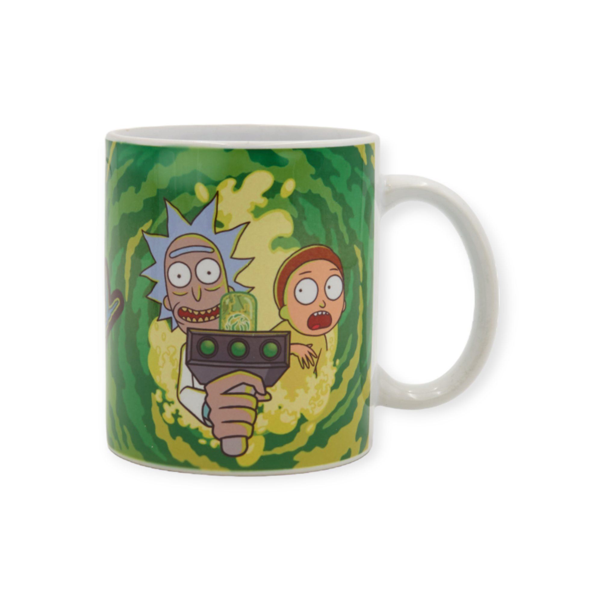 Чашка з принтом серіал Rick and Morty 330 мл Зелений (01_K0233021037)